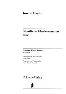 Henle Verlag Haydn Complete Piano Sonatas 2
