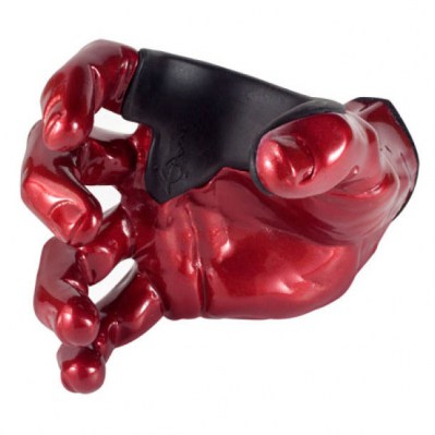 Guitar Grip Red Metallic Male Hand right