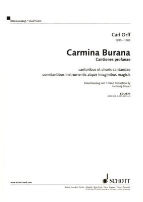 Schott Carl Orff Carmina Burana