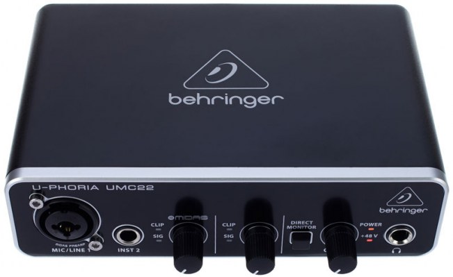 Внешняя звуковая карта behringer u phoria umc202hd обзор