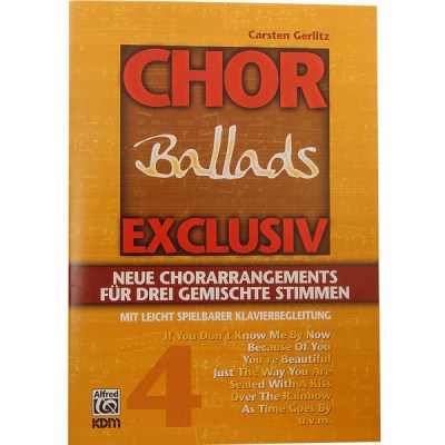 Alfred Music Publishing Chor Exclusiv 4 Ballads