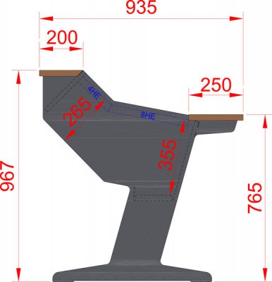 Thon Studio Mastering Desk 24U