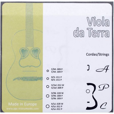 Antonio Pinto Carvalho Viola da Terra Strings