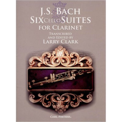Carl Fischer Bach Six Cello Suites Clarinet