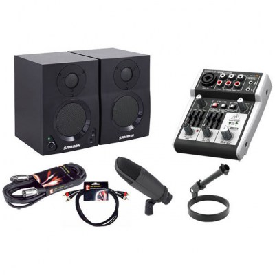 Behringer Xenyx 302 USB Podcast Bundle