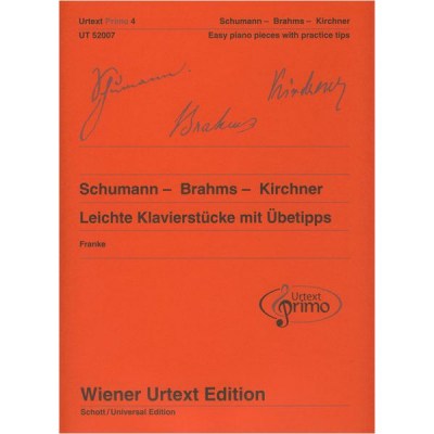 Wiener Urtext Edition Schumann Brahms Kirchner Piano