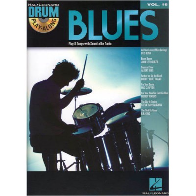 Hal Leonard Drum Play Along Vol.16 Blues