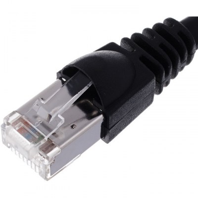 Telegartner CAT6A Patchkabel 1m, sw