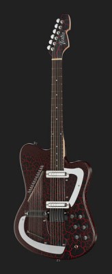 Italia Guitars Sitar Red Crackle