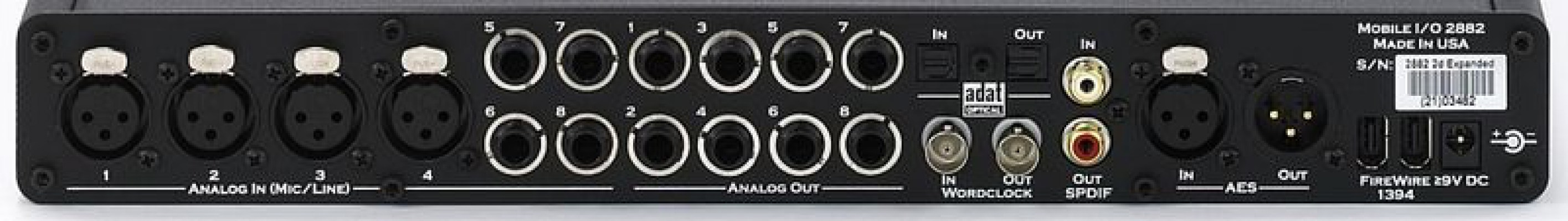 Metric Halo Mobile I/O 2882 Expanded 2d