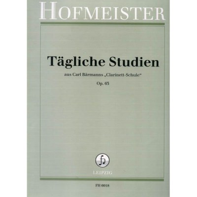 Hofmeister Verlag Tagliche Studien (Cl)