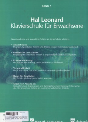 Hal Leonard Klavierschule for Erwachsene 2