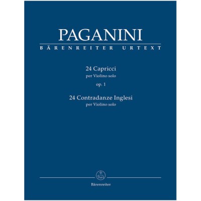 Barenreiter Paganini 24 Capricci Violin