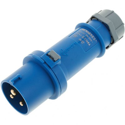 Mennekes CEE Plug 16A Blue