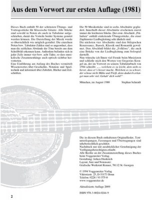 Voggenreiter Das Klassische Gitarrenbuch
