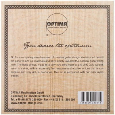 Optima No.6 Gold Strings Nylon High