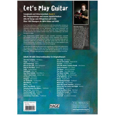 Hage Musikverlag Let's Play Guitar Vol.2