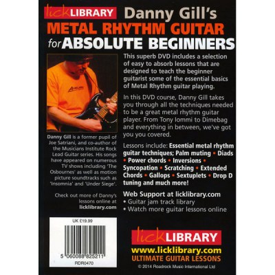 Music Sales Metal Rhythm Guitar Beginners