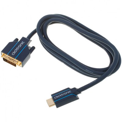 Clicktronic HDMI - DVI Casual Cable 2m