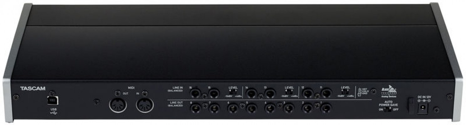 Внешняя звуковая карта tascam us 16x08