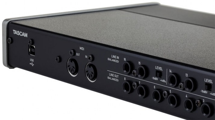 Внешняя звуковая карта tascam us 16x08