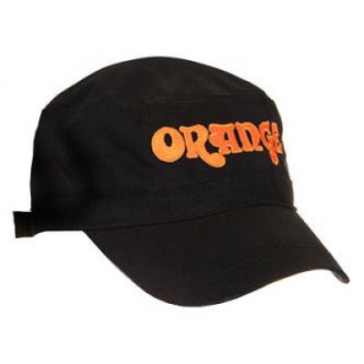 Orange Cadet Hat Black Orange Logo