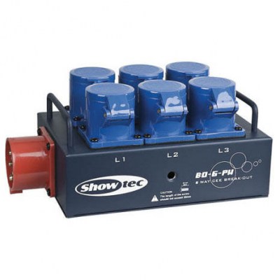 Showtec BO-6-PWC Power Distributer