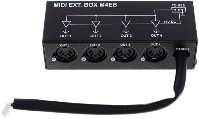 G Lab M4EB Midi Extension Box