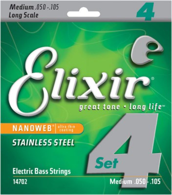 Elixir 14702 Stainless Steel Med.Bass