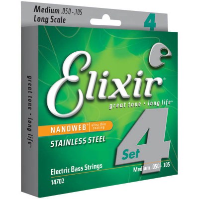 Elixir 14702 Stainless Steel Med.Bass