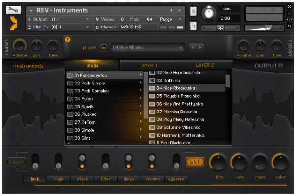 Output REV