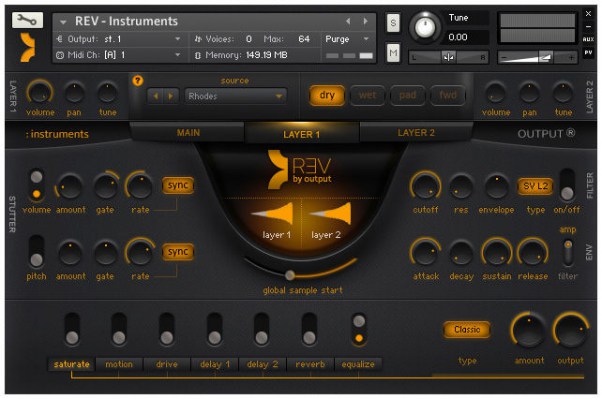 Output REV