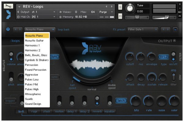 Output REV