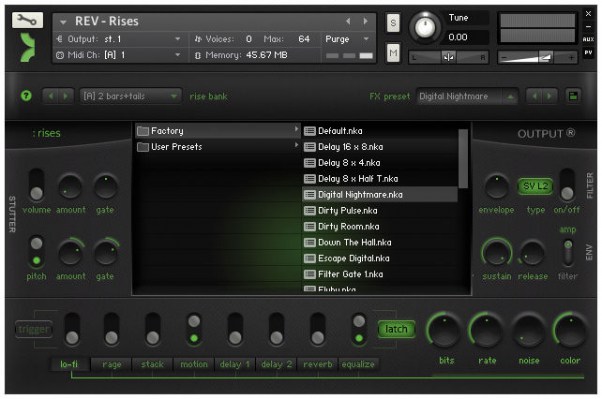 Output REV