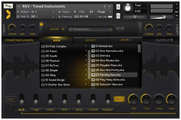 Output REV