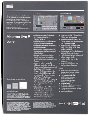 Ableton Live 9 Suite Upg. Live Intro D
