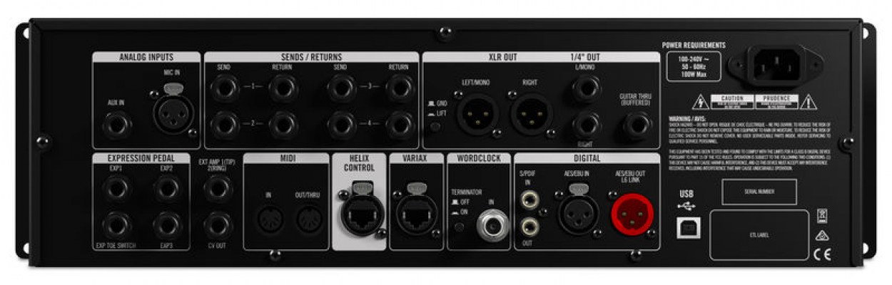 Line6 Helix Rack Guitar Processor