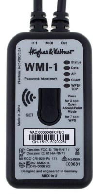 Hughes&Kettner WMI-1 Wireless Midi Interface