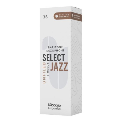 DAddario Woodwinds Organic Sel. Jazz Unf. BAR 3S